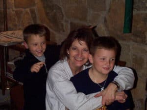 Judge Edna Staudt with Grandsons