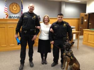 drug dog presentation to teen court