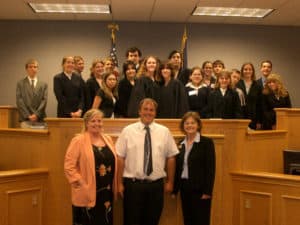 Teen Court with Staff and Sponsors